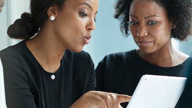 employees talking