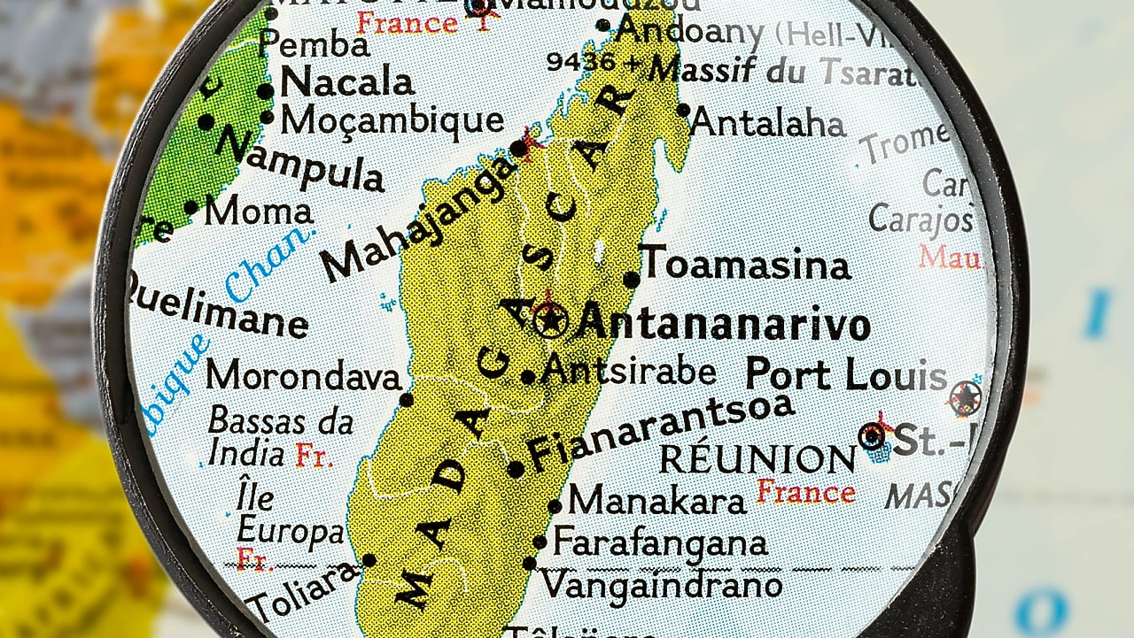 Localisation géographique de Madagascar