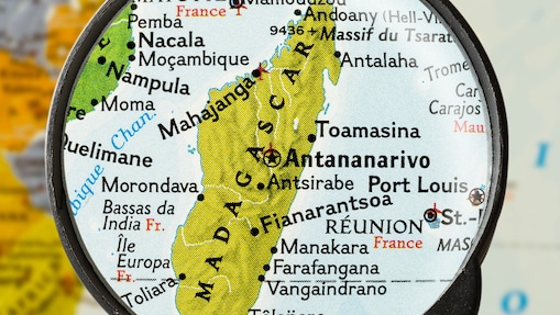 Localisation géographique de Madagascar