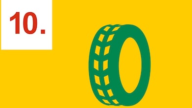 Schéma d'un pneu
