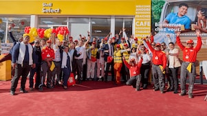 L’équipe de Vivo Energy Madagascar en station