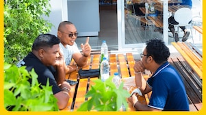 Terrasse extérieure pour pause détente